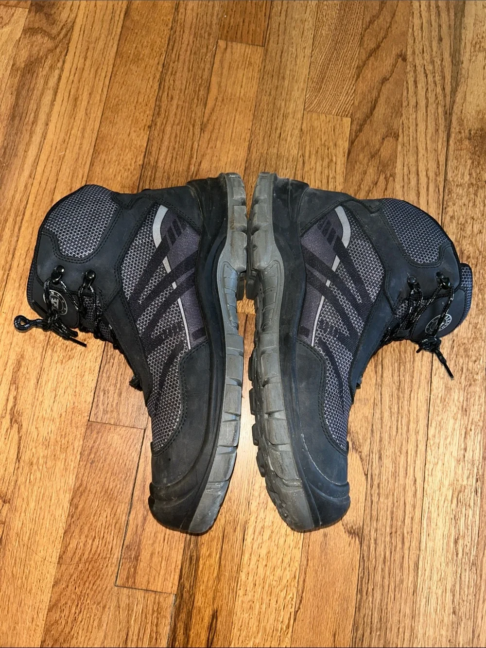 Taerdun Men's Black and Gray Lightweight Safety Boot sz 13